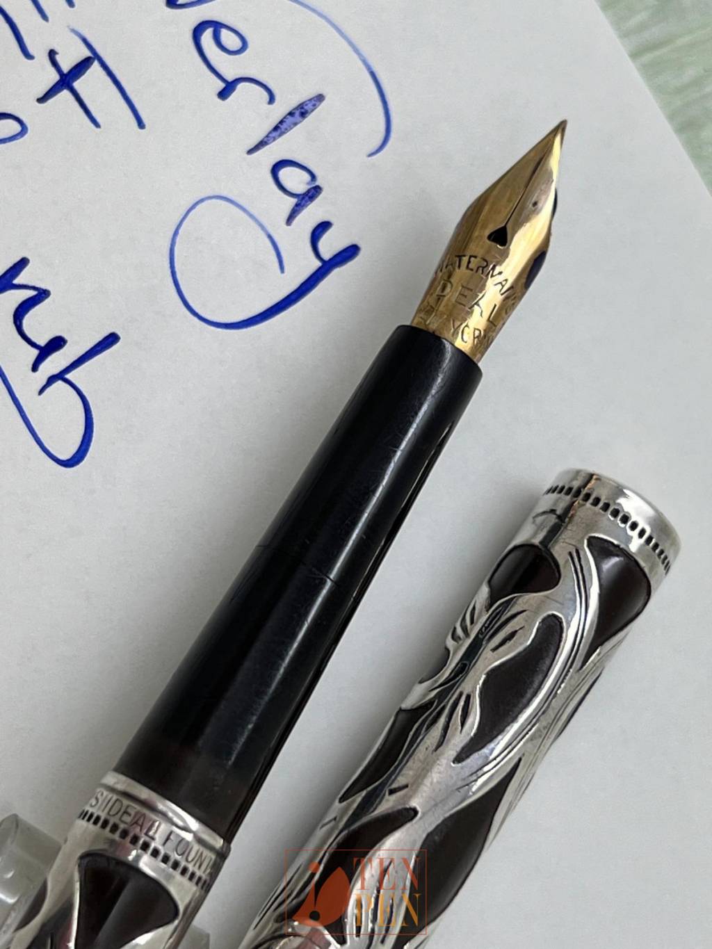 WATERMAN 412 1/2 SILVER FILIGREE | Tenpen - By Letizia Iacopini